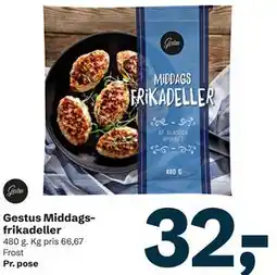 Let-Køb Gestus Middagsfrikadeller tilbud