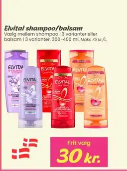 Hi five Elvital shampoo/balsam tilbud
