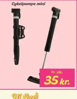 Hi five Cykelpumpe mini tilbud