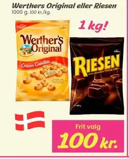 Hi five Werthers Original eller Riesen tilbud