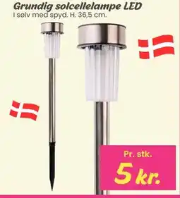 Hi five Grundig solcellelampe LED tilbud