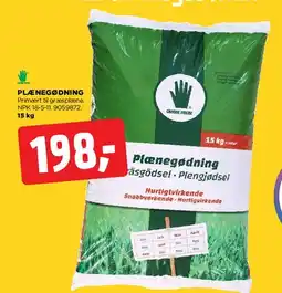 jem & fix Plænegødning 15 kg tilbud