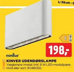 jem & fix KINVER UDENDØRSLAMPE tilbud