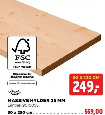 jem & fix Massive hylder 25 mm tilbud