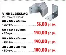 jem & fix VINKELBESLAG 2.0 mm (varenr. 90028243) tilbud