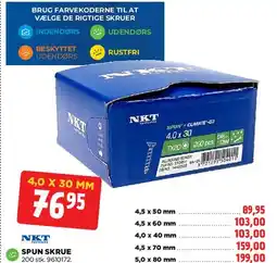 jem & fix NKT SPUN SKRUE tilbud