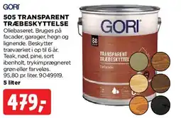 jem & fix GORI 505 Transparent træbeskyttelse tilbud