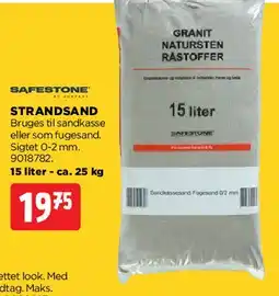 jem & fix Strandsand tilbud