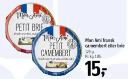Føtex Mon Ami fransk camembert eller brie tilbud