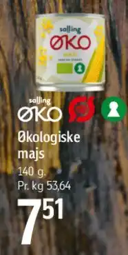 Føtex Økologiske majs tilbud