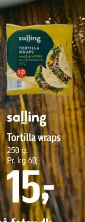 Føtex Tortilla wraps tilbud