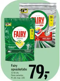 Føtex Fairy opvasketabs tilbud