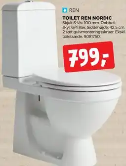jem & fix TOILET REN NORDIC tilbud