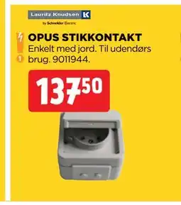 jem & fix OPUS STIKKONTAKT tilbud