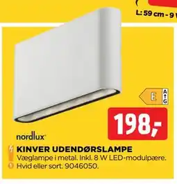 jem & fix KINVER UDENDØRSLAMPE tilbud