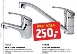 jem & fix HÅNDVASKARMATUR tilbud