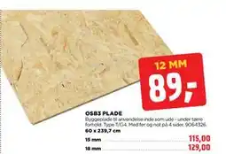 jem & fix OSB3 PLADE tilbud