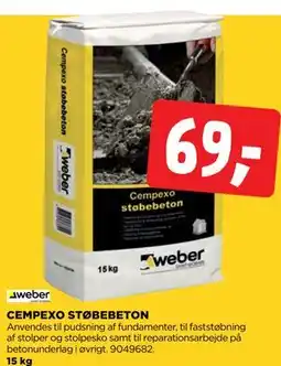 jem & fix CEMPEXO STØBEBETON tilbud