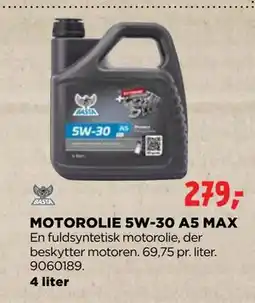 jem & fix MOTOROLIE 5W-30 A5 MAX tilbud