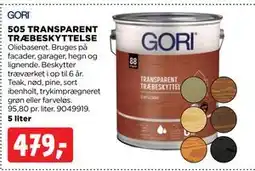 jem & fix 505 TRANSPARENT TRÆBESKYTTELSE tilbud