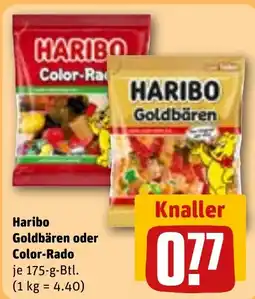 REWE DE Haribo Goldbären oder Color-Rado tilbud