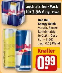 REWE DE Red Bull Energy Drink tilbud