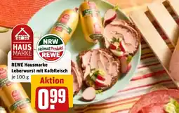REWE DE REWE Hausmarke Leberwurst mit Kalbfleisch tilbud