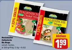 REWE DE Mestemacher Italienische Bio Wraps tilbud
