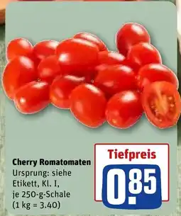 REWE DE Cherry Romatomen tilbud