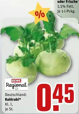 REWE DE Rewe Regional Kohlrabi tilbud
