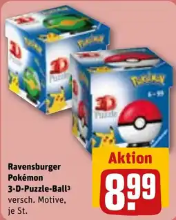 REWE DE Ravensburger Pokemon 3-D-Puzzle-Ball tilbud