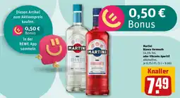 REWE DE Martini Bianco Vermouth oder Vibrante Aperitif tilbud