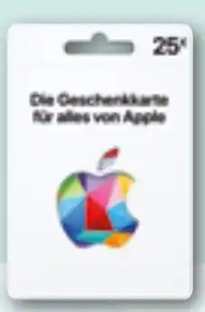 REWE DE Apple Geschenkkarte tilbud