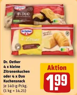REWE DE Dr. Oetker Zitronenkuchen tilbud