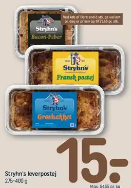 REMA 1000 Stryhns leverpostej tilbud