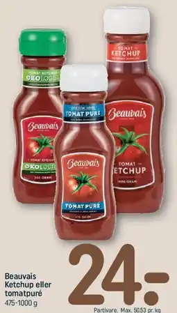 REMA 1000 Beauvais Ketchup eller tomatpuré tilbud