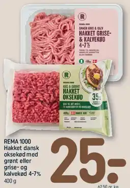 REMA 1000 REMA 1000 hakket kød tilbud