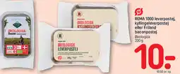 REMA 1000 Leverpostej / Kyllingeleverpostej / Baconpostej tilbud