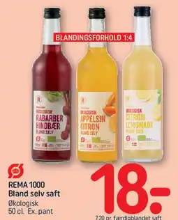 REMA 1000 Bland selv saft tilbud