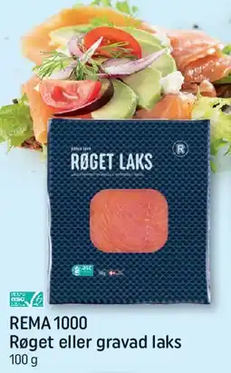 REMA 1000 Røget eller gravad laks tilbud
