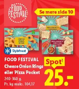 Lidl Food Festival - Cheese Onion Rings / Pizza Pocket tilbud