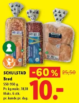Lidl SCHULSTAD Brød tilbud