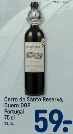 REMA 1000 Cerro do Santo Reserva, Duero DOP, Portugal, 75 cl tilbud
