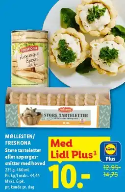 Lidl Freshona aspargessnitter / asparagus (glas) tilbud