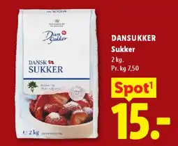 Lidl DANSUKKER Sukker tilbud
