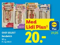 Lidl CHEF SELECT Sandwich tilbud