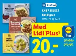 Lidl CHEF SELECT Færdigret tilbud
