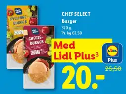 Lidl CHEF SELECT Burger tilbud