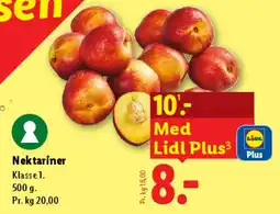 Lidl Nektariner tilbud