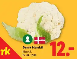 Lidl Dansk blomkål tilbud